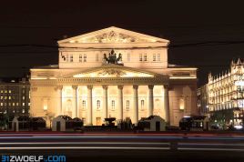 Das Bolschoitheater war bei unserem letzten Besuch noch eingerüstet, nun strahlt es in vollem - restauriertem - Glanz